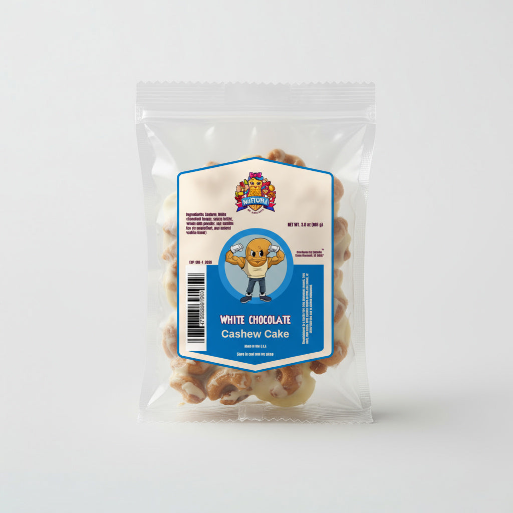 White Chocolate Cashew Cake