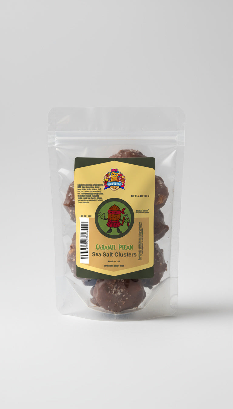 Caramel Pecan Sea Salt Clusters