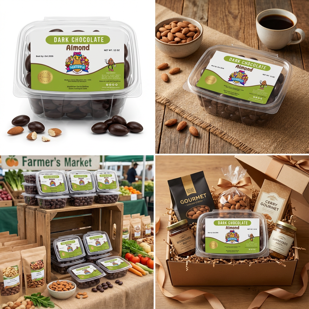 Dark Chocolate Almonds