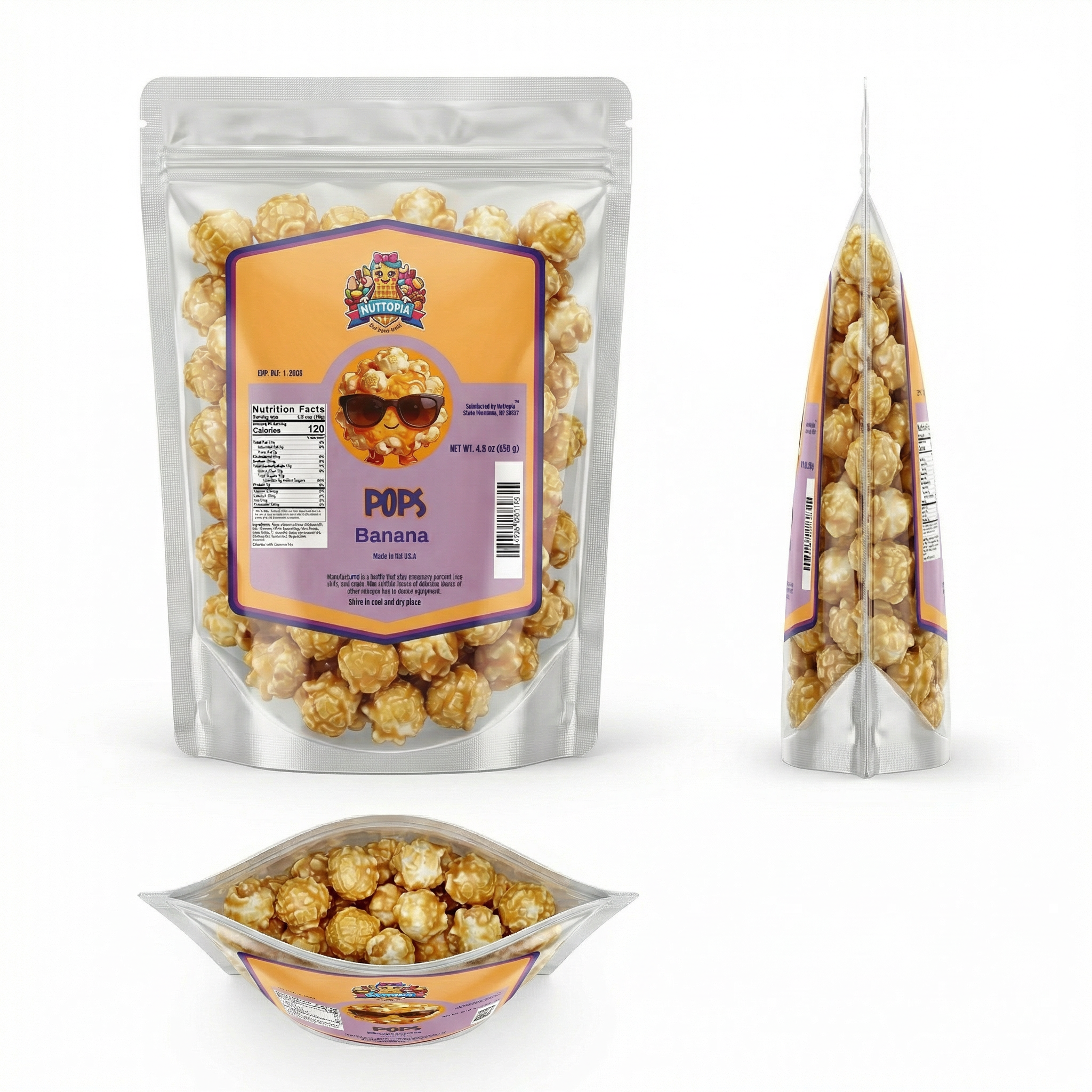 Pops - Banana Popcorn