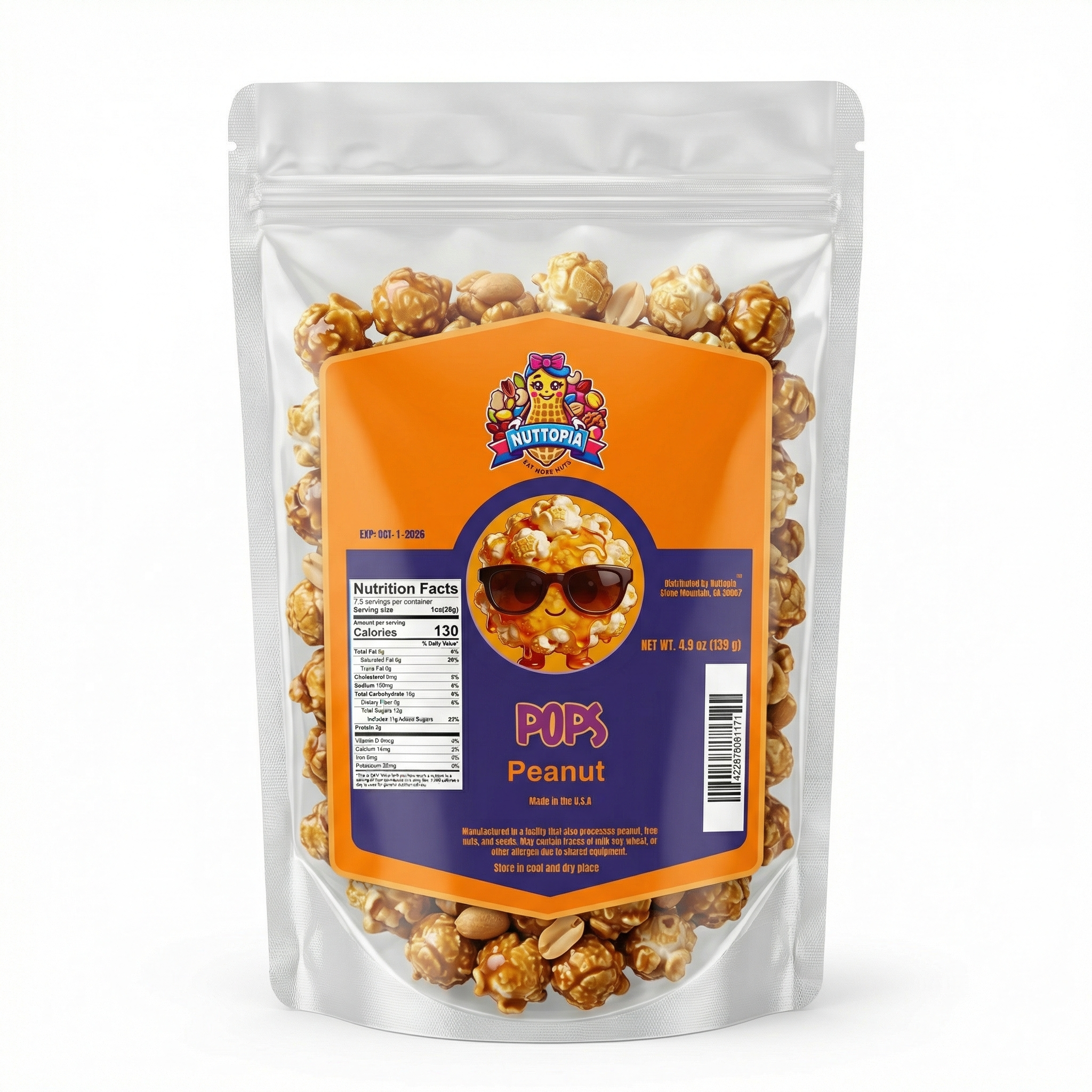 Pops - Peanut Popcorn